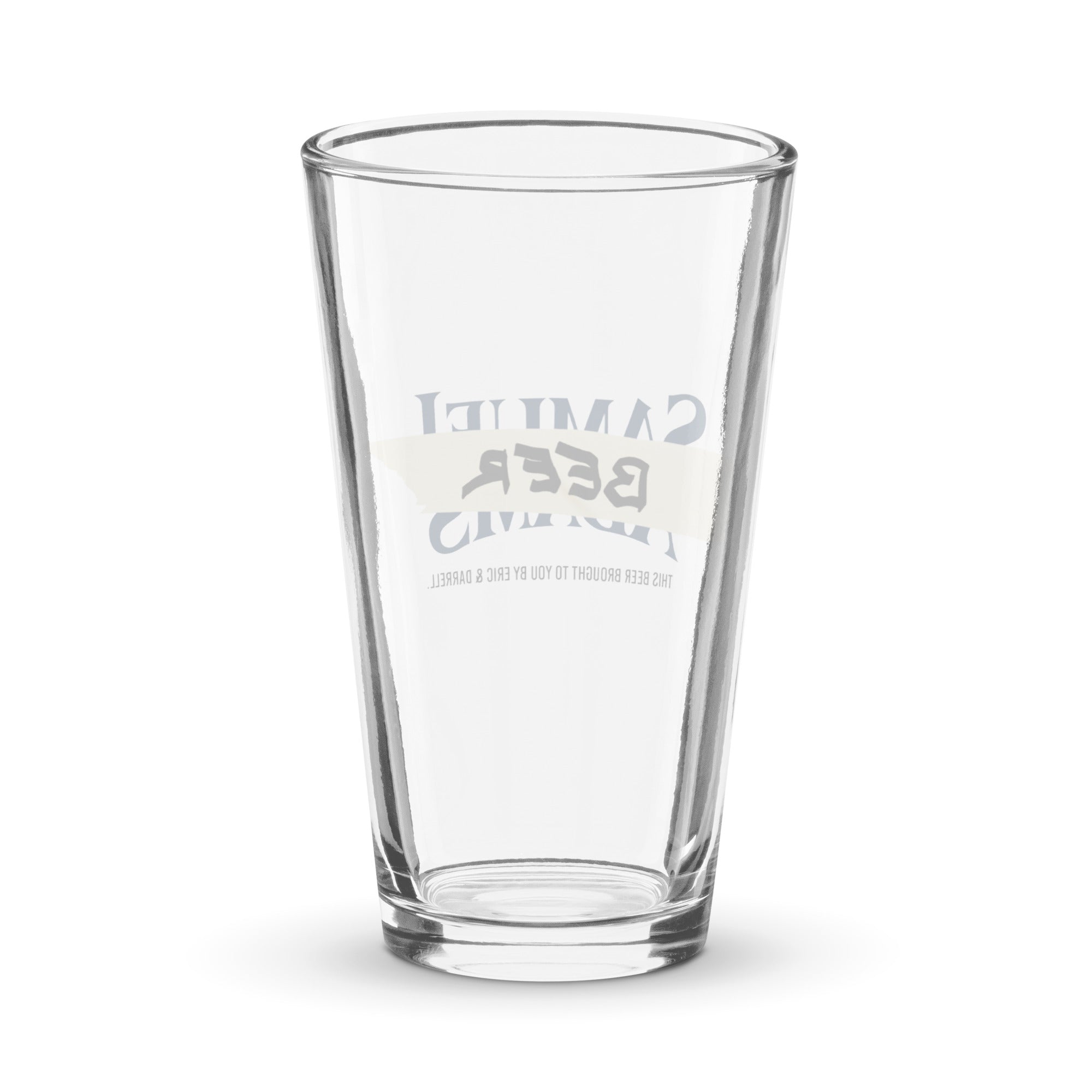 "Greeked" Beer Glass - The Boston