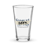Load image into Gallery viewer, &quot;Greeked&quot; Beer Glass - The Boston
